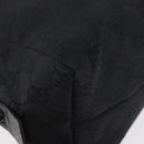 GUCCI GG Canvas Hand Bag Black Silver 124542 Auth 178727A-15