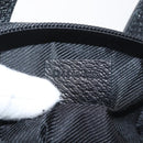 GUCCI GG Canvas Hand Bag Black Silver 124542 Auth 178727A-12