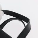 GUCCI GG Canvas Hand Bag Black Silver 124542 Auth 178727A-8