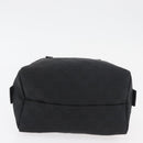 GUCCI GG Canvas Hand Bag Black Silver 124542 Auth 178727A-5