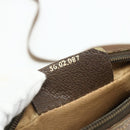 GUCCI GG Supreme Web Sherry Line Bag PVC Beige Gold 56 02 087 Auth 178729-12