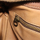 GUCCI GG Supreme Web Sherry Line Boston Bag PVC Beige Gold Auth 178730-18