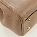 GUCCI Soho Hand Bag Leather 2way Pink Gold 336751 Auth 178732V-16