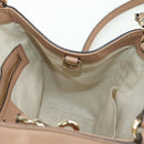 GUCCI Soho Hand Bag Leather 2way Pink Gold 336751 Auth 178732V-23