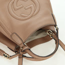 GUCCI Soho Hand Bag Leather 2way Pink Gold 336751 Auth 178732V-6
