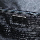 PRADA Shoulder Bag Nylon Black Silver Auth 178737A-20