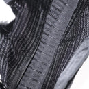 PRADA Shoulder Bag Nylon Black Silver Auth 178737A-10