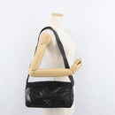 PRADA Shoulder Bag Nylon Black Silver Auth 178737A-27