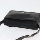 PRADA Shoulder Bag Nylon Black Silver Auth 178737A-6