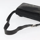 PRADA Shoulder Bag Nylon Black Silver Auth 178737A-7