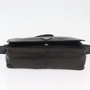PRADA Shoulder Bag Nylon Black Silver Auth 178737A-5