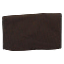 Christian Dior Trotter Canvas Chain Shoulder Bag Brown Gold Auth 178742-3