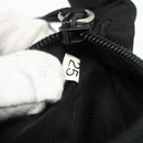 PRADA Hand Bag Pouch Nylon Black Silver Auth 178743-12