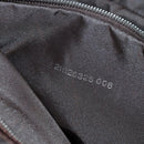 FENDI Zucca Canvas Mamma Baguette Shoulder Bag Black Brown Auth 178747V-12