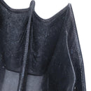 GIVENCHY Hand Bag Leather Black Gold Auth 178755-21