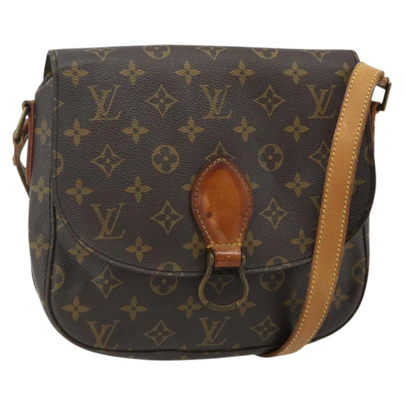 LOUIS VUITTON Monogram Saint Cloud GM Shoulder Bag M51242 LV Auth 178756