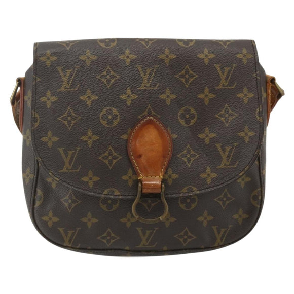 LOUIS VUITTON Monogram Saint Cloud GM Shoulder Bag M51242 LV Auth 178756