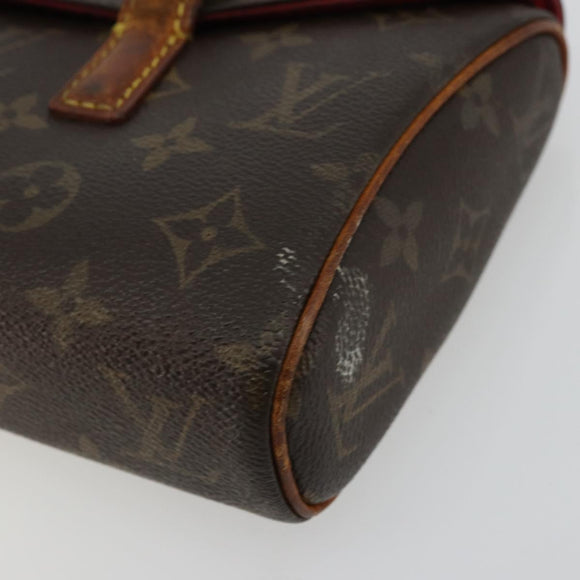 LOUIS VUITTON Monogram Sonatine Hand Bag M51902 LV Auth 178760