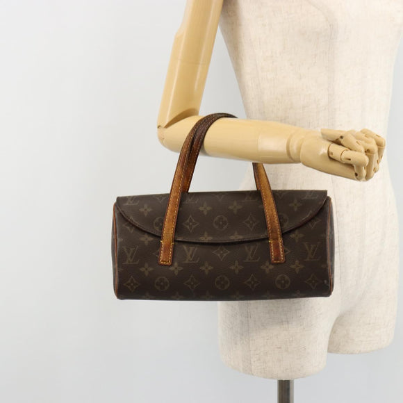 LOUIS VUITTON Monogram Sonatine Hand Bag M51902 LV Auth 178760
