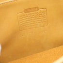 Coach Ergo Shoulder Bag Leather Yellow Gold Auth 178763A-15