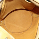 Coach Ergo Shoulder Bag Leather Yellow Gold Auth 178763A-16
