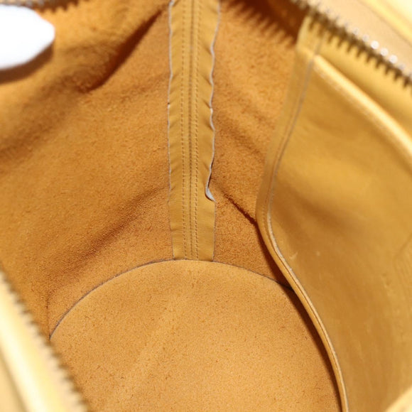 Coach Ergo Shoulder Bag Leather Yellow Gold Auth 178763A