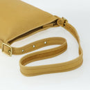 Coach Ergo Shoulder Bag Leather Yellow Gold Auth 178763A-7