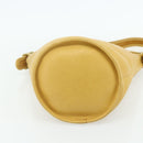 Coach Ergo Shoulder Bag Leather Yellow Gold Auth 178763A-9
