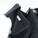 CHANEL Matelasse Boy Chanel Long Wallet Lamb Skin Black Gold CC Auth 178780A-22