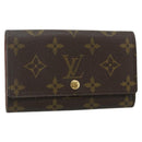 LOUIS VUITTON Monogram Porte Monnaie Zip Wallet M61735 LV Auth 178783-1