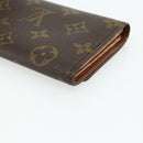 LOUIS VUITTON Monogram Porte Monnaie Zip Wallet M61735 LV Auth 178783-15