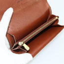LOUIS VUITTON Monogram Porte Monnaie Zip Wallet M61735 LV Auth 178783-8