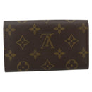 LOUIS VUITTON Monogram Porte Monnaie Zip Wallet M61735 LV Auth 178783-2