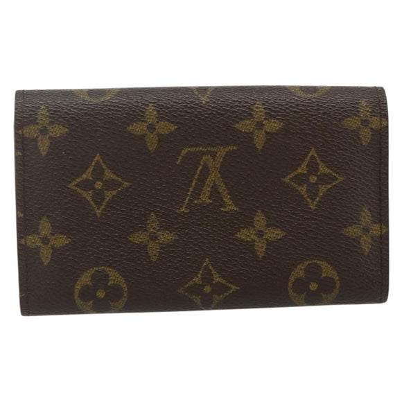 LOUIS VUITTON Monogram Porte Monnaie Zip Wallet M61735 LV Auth 178783