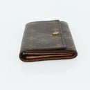 LOUIS VUITTON Monogram Porte Monnaie Zip Wallet M61735 LV Auth 178783-3