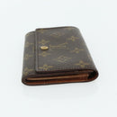 LOUIS VUITTON Monogram Porte Monnaie Zip Wallet M61735 LV Auth 178783-4