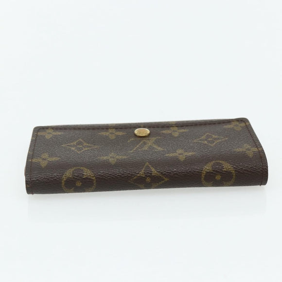 LOUIS VUITTON Monogram Porte Monnaie Zip Wallet M61735 LV Auth 178783
