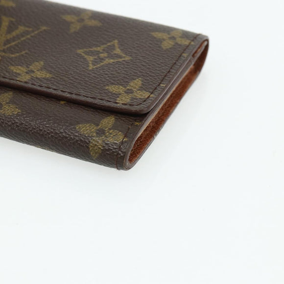 LOUIS VUITTON Monogram Porte Monnaie Zip Wallet M61735 LV Auth 178783