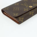 LOUIS VUITTON Monogram Porte Monnaie Zip Wallet M61735 LV Auth 178783-14