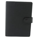 LOUIS VUITTON Epi Agenda PM Day Planner Cover Black R20092 LV Auth 178785A-13