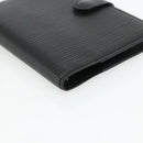LOUIS VUITTON Epi Agenda PM Day Planner Cover Black R20092 LV Auth 178785A-14