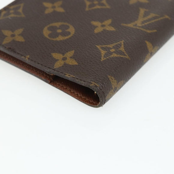 LOUIS VUITTON Monogram Agenda PM Day Planner Cover R20005 LV Auth 178786