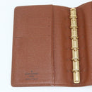 LOUIS VUITTON Monogram Agenda PM Day Planner Cover R20005 LV Auth 178786-18