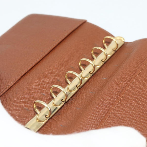 LOUIS VUITTON Monogram Agenda PM Day Planner Cover R20005 LV Auth 178786