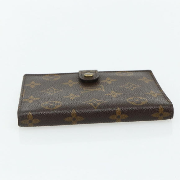 LOUIS VUITTON Monogram Agenda PM Day Planner Cover R20005 LV Auth 178786