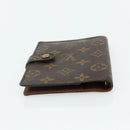 LOUIS VUITTON Monogram Agenda PM Day Planner Cover R20005 LV Auth 178786-5