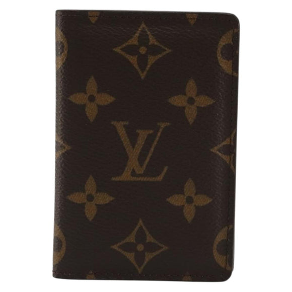 LOUIS VUITTON Monogram Organizer De Poch Card Case M60502 LV Auth 178787A