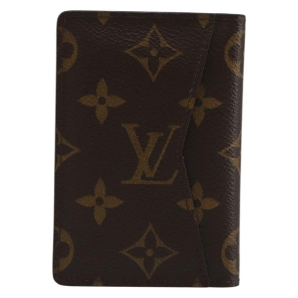 LOUIS VUITTON Monogram Organizer De Poch Card Case M60502 LV Auth 178787A