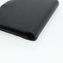 CHANEL Day Planner Cover Caviar Skin Black Gold CC Auth 178788A-15