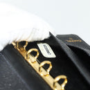 CHANEL Day Planner Cover Caviar Skin Black Gold CC Auth 178788A-12